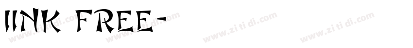 IINK FREE字体转换